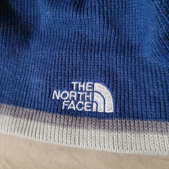 The North Face blue winter one size beanie hat - Picture 2 of 4